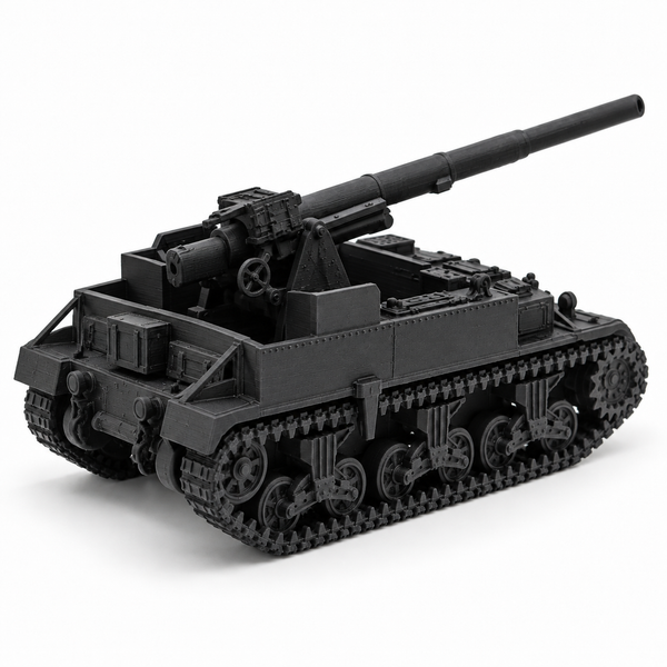 SSMODEL 1/72 1/144 WWII US M12 Gun Motor Carriage D-Day Resin Model Kit TSS0872