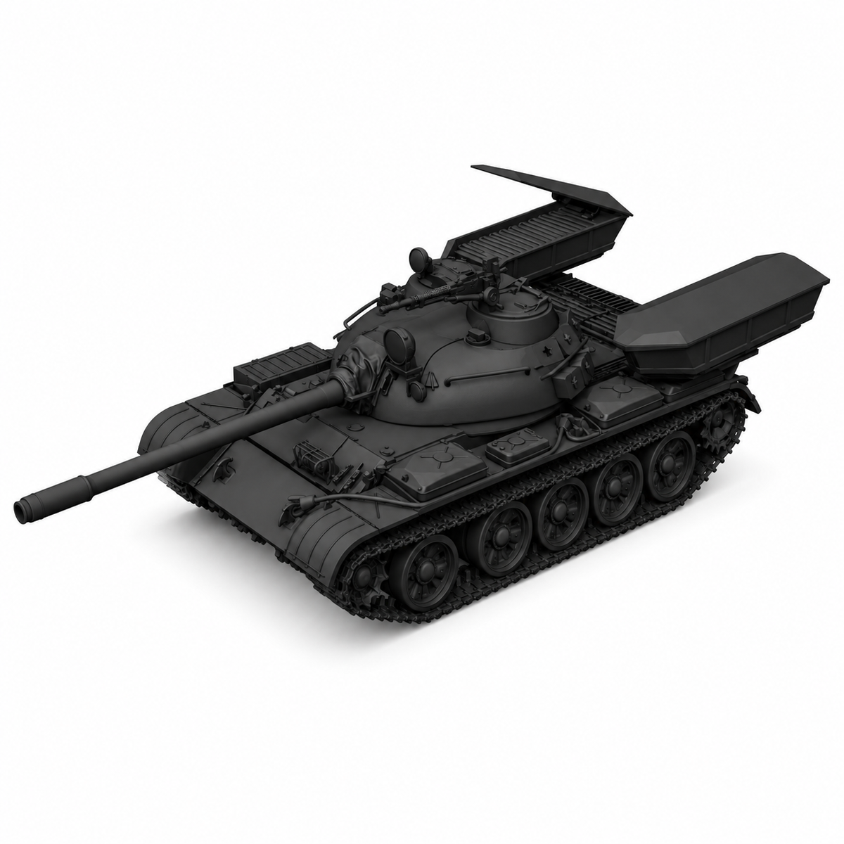 SSMODEL 1/72 1/144 Multi Scale  T-55 PW-LWD Polish Tank MODEL kit TSS0389 — detail view 17