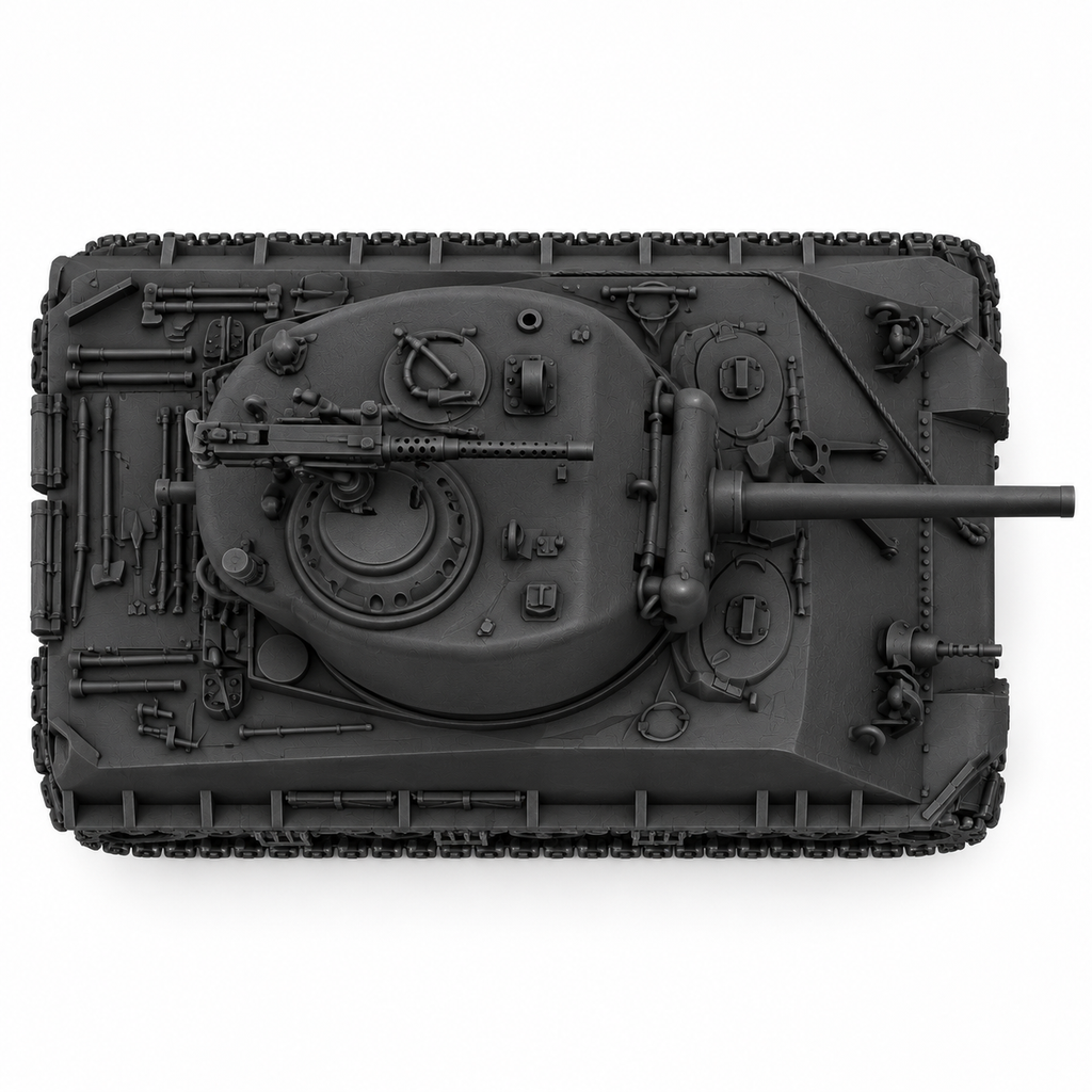 SSMODEL 1/72 1/144 Multi-Scale M4A2 76W HVSS Sherman US WWII Tank MODEL TSS0209