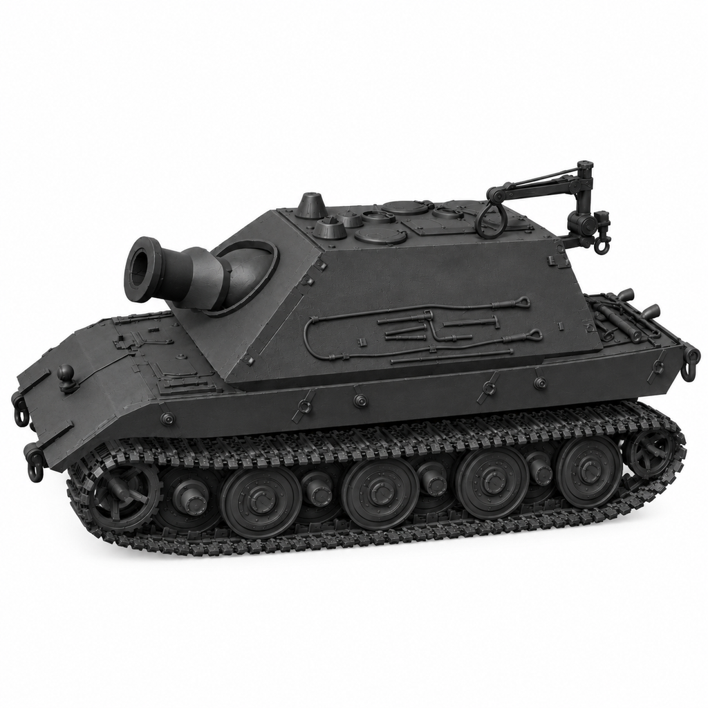 SSMODEL 1/72 1/144 Sturmmorser auf E-100 Ausf. B German Resin Model Kit TSS0447