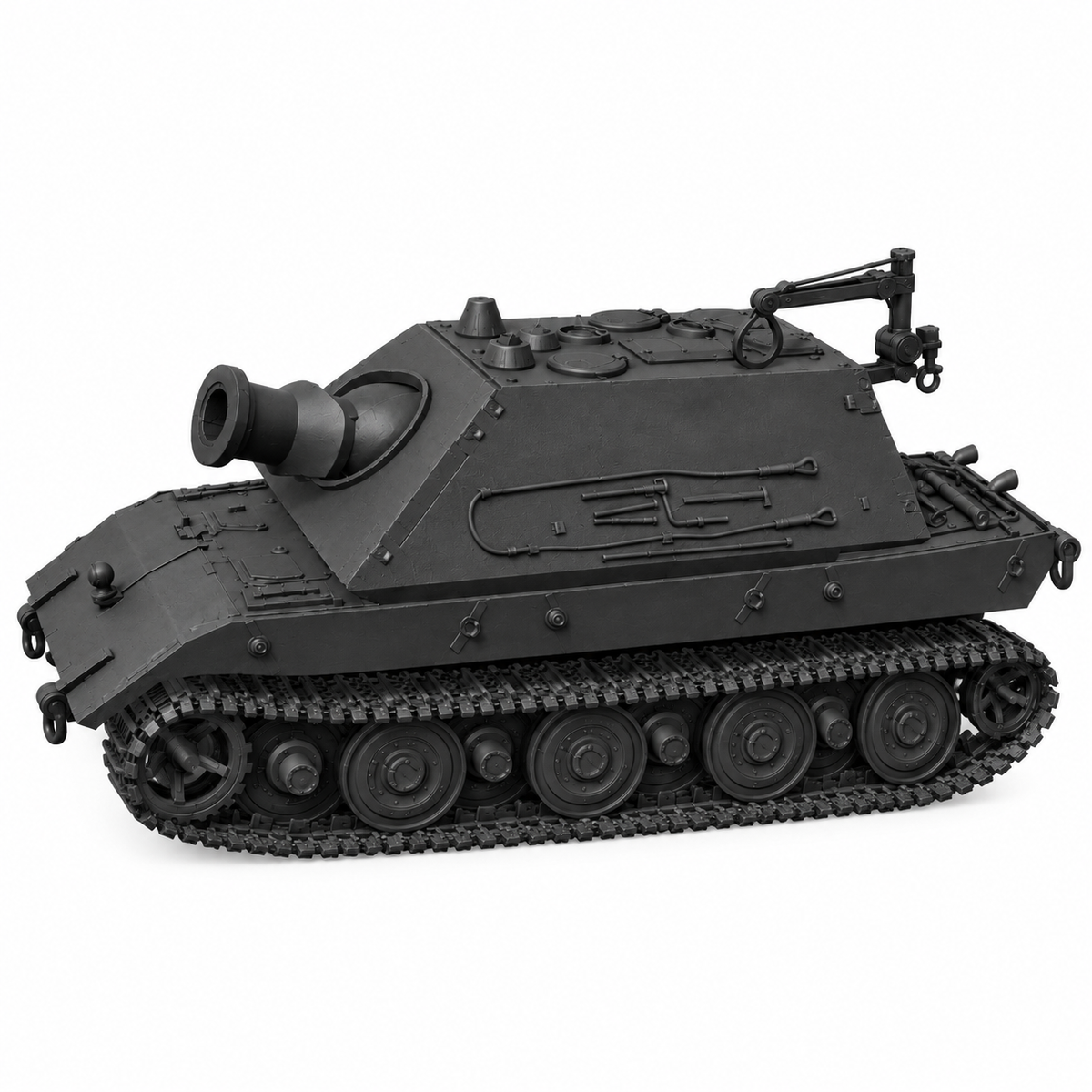 SSMODEL 1/72 1/144 Sturmmorser auf E-100 Ausf. B German Resin Model Kit TSS0447 — detail view 3