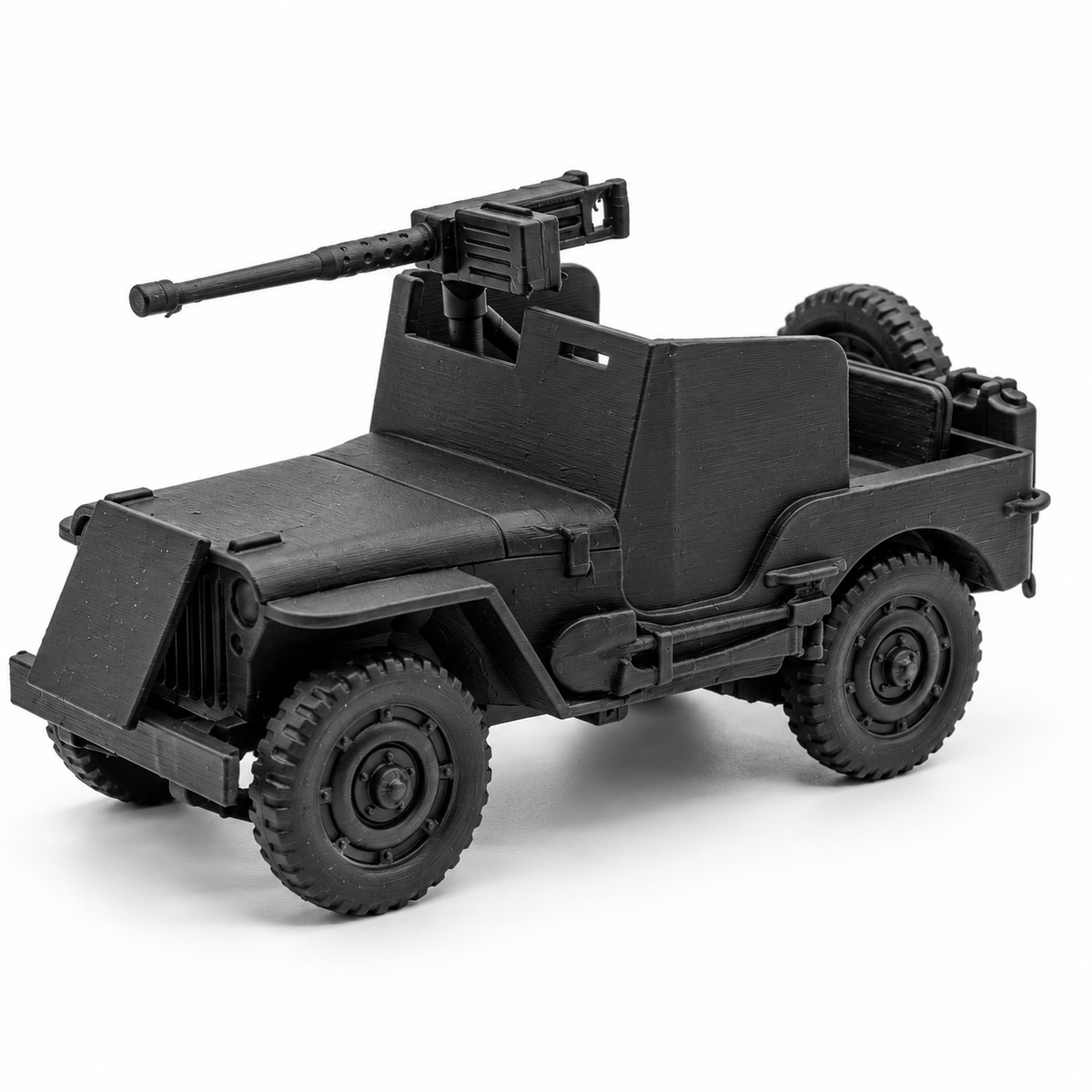 SSMODEL 1/72 1/144 WW2 US Armored Willys MB 4x4 Machine Gun Resin Model TSS1037 — detail view 2