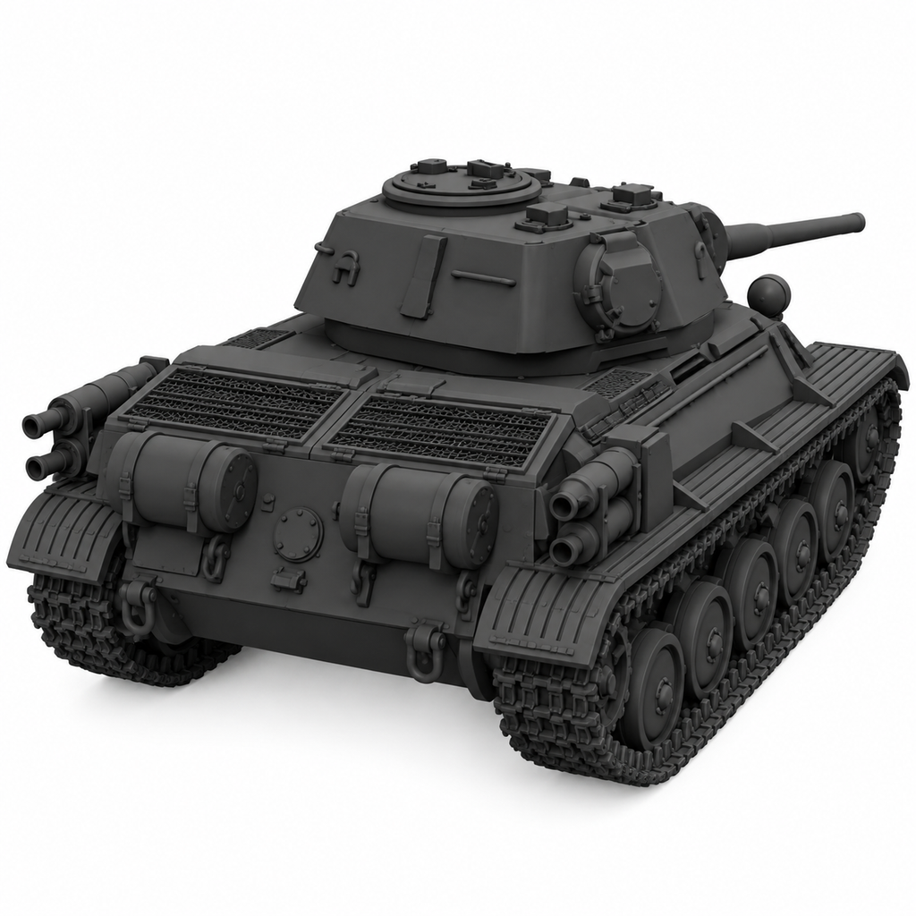 SSMODEL 1/72 1/144 Multi Scale T-80 Tank Resin MODEL kit TSS0047