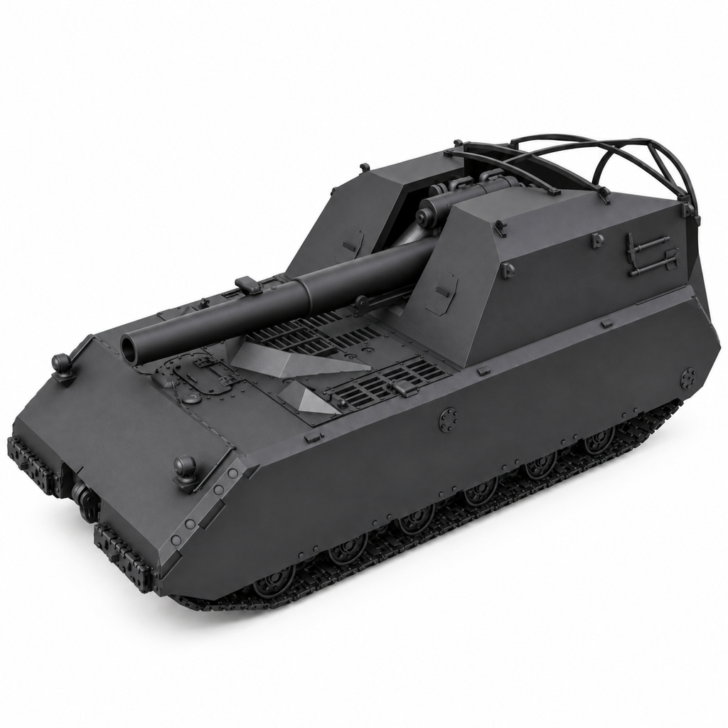 SSMODEL 1/72 1/144 Multi Scale  G.W. Maus Tank Resin MODEL kit TSS0348