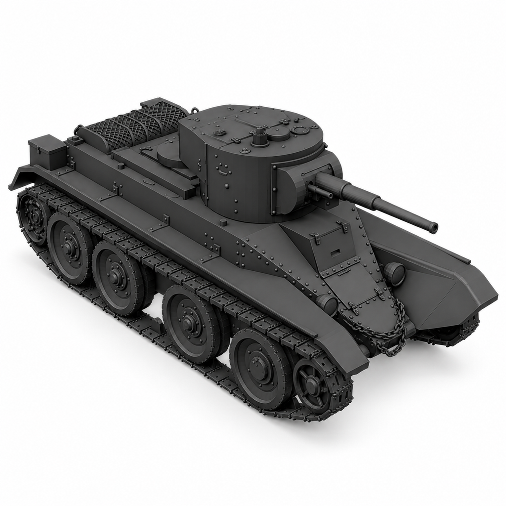 SSMODEL1/72 1/144 Multi Scale BT-5 late Tank Resin Model Kit TSS0575