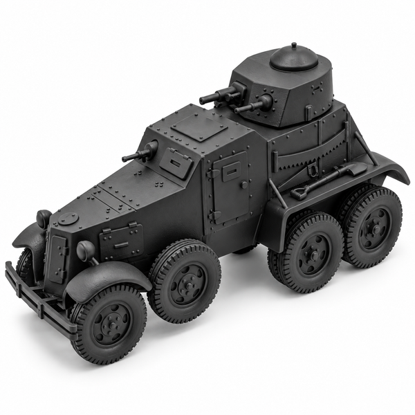 SSMODEL 1/72 1/144 Multi-Scale WWII Soviet BAI-M Armored Car Resin Model TSS1227