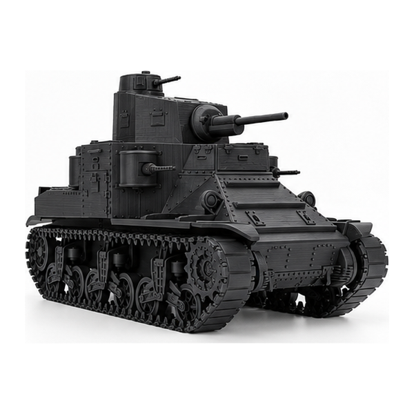 SSMODEL 1/72 1/144 Multi-Scale WWII US M2A1 Medium Tank Resin Model Kit TSS0879