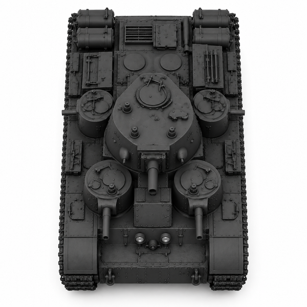 SSMODEL 1/72 1/144 Multi Scale T-35 mod 1939 Tank Resin MODEL KIT TSS0520