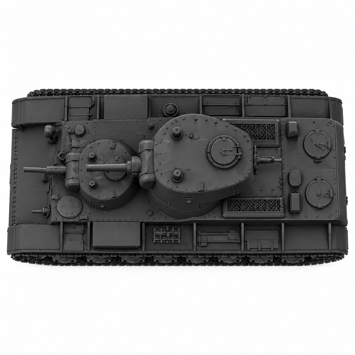 SSMODEL 1/72 1/144 Multi Scale SMK Tank Resin MODEL kit TSS0040 — detail view 5