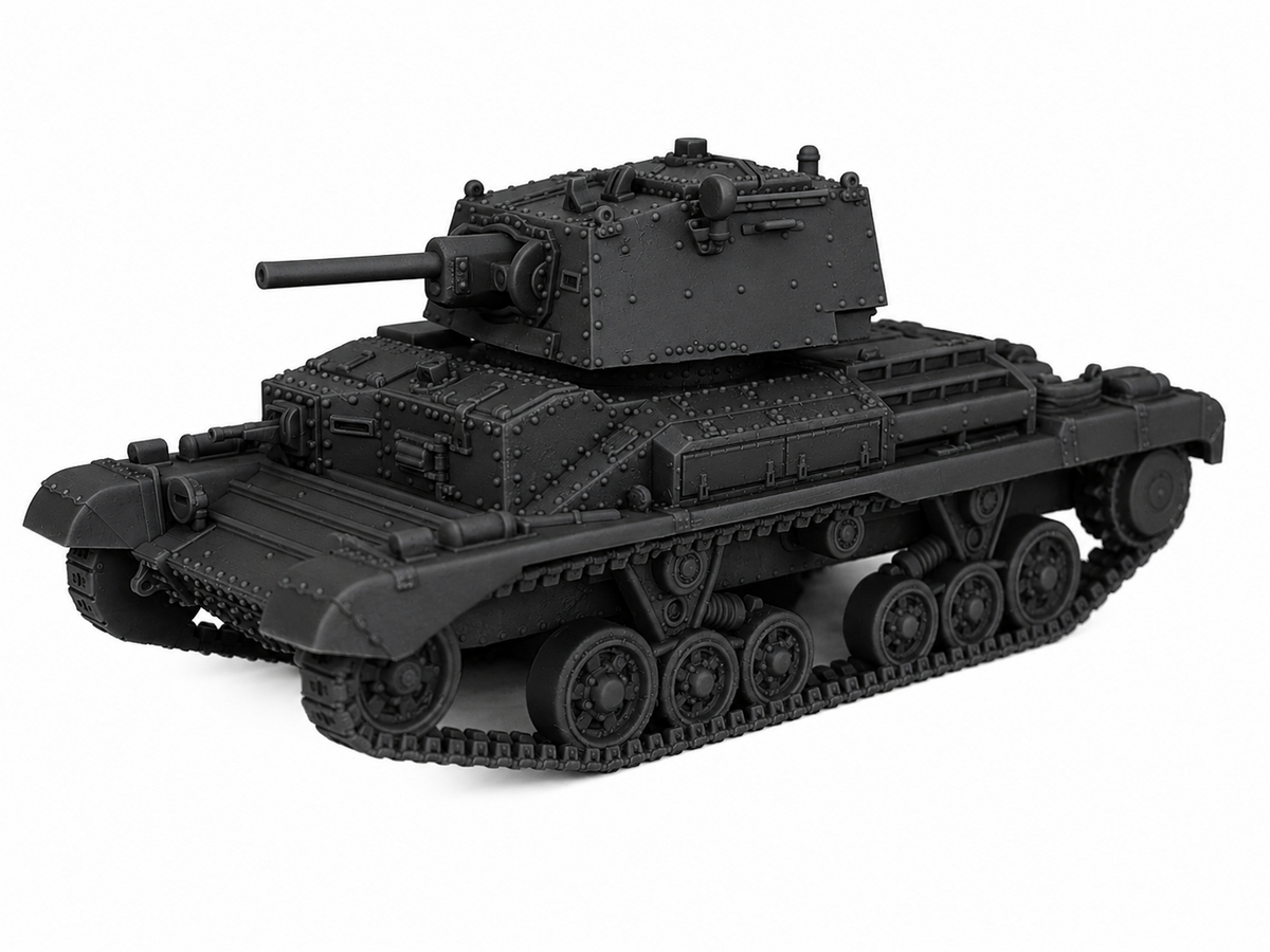 SSMODEL 1/72 1/144 Cruiser A10 Mk.IIA CS Close Support Tank MODEL kit TSS1374 — detail view 6