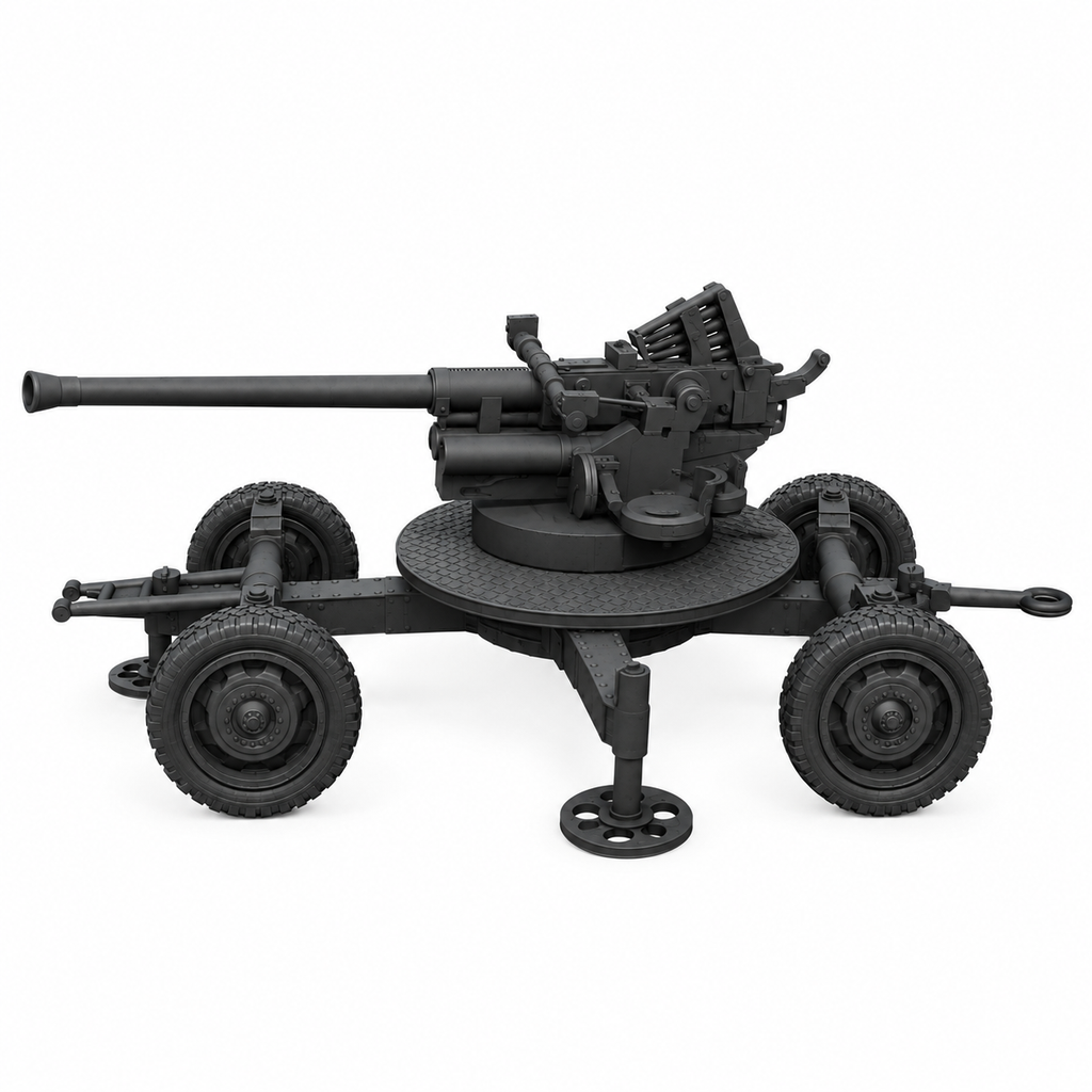 SSMODEL 1/72 1/144 Multi Scale Hungarian Bofors 40mm Resin MODEL KIT TSS0445