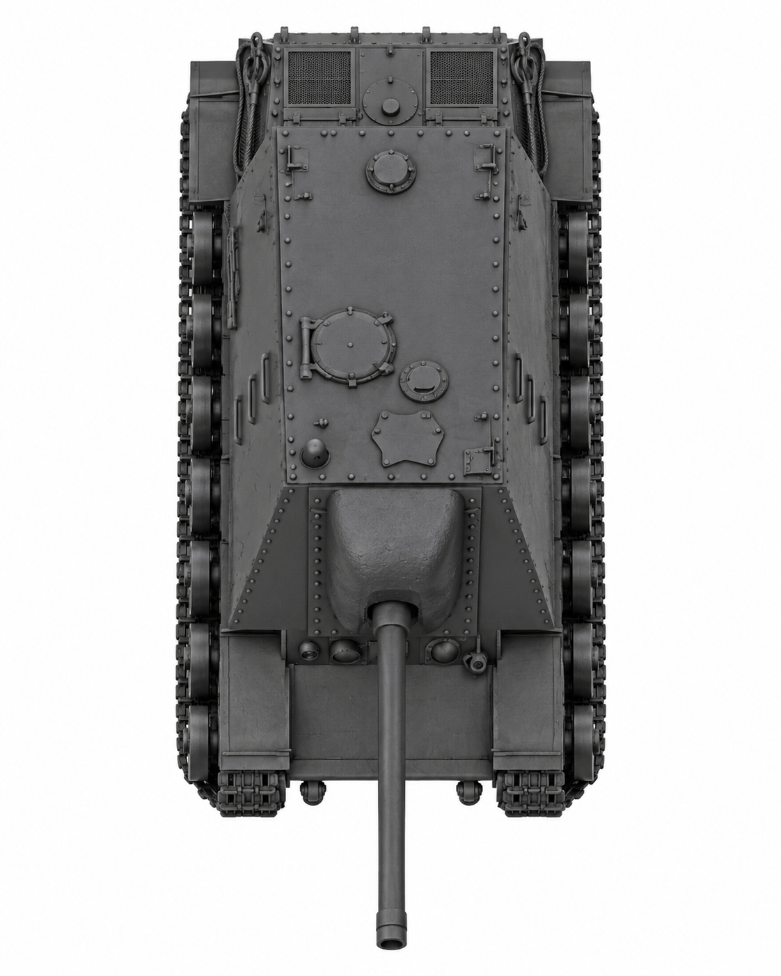 SSMODEL 1/72 1/144 Multi Scale U-19 Soviet experimental tank MODEL kit TSS0114 — detail view 5