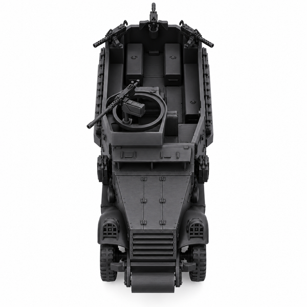 SSMODEL 1/72 1/144 WWII US M9A1 Half-track Lend-Lease Resin Model Kit TSS0890