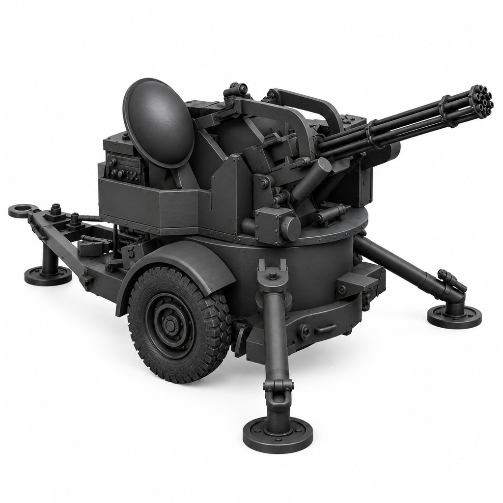 SSMODEL 1/72 1/144 Multi Scale M167 Vulcan Air Defense System VADS Model TSS0429