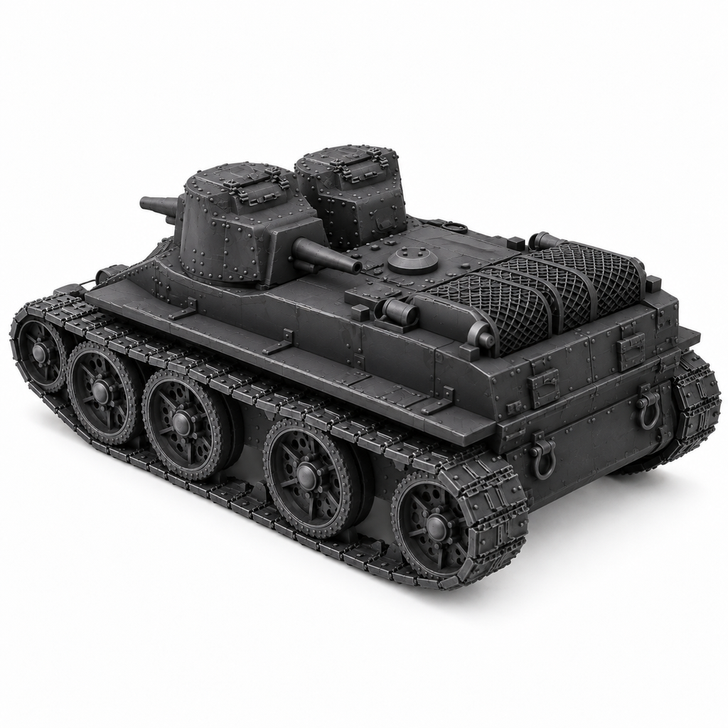 SSMODEL 1/72 1/144 Multi Scale BT4 Soviet fictional light tank Model Kit TSS0160