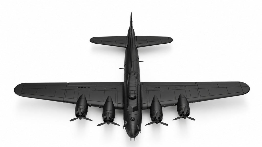 SSMODEL 1/72 1/144 B-17G Flying Fortress+3 Pilots US WW2 Resin Model Kit RSS0052