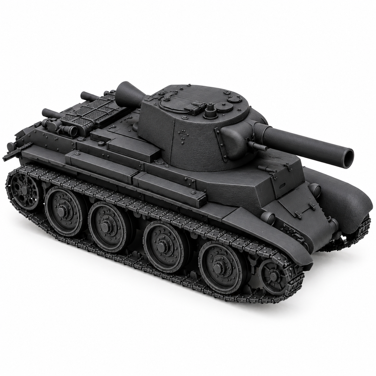 SSMODEL 1/72 1/144 Multi Scale BT-7-203 soviet fictional light tank Kit TSS0097 — detail view 10