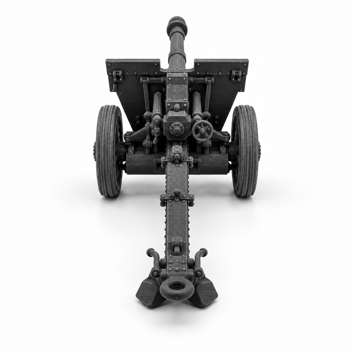 SSMODEL 1/72 1/144 10.5cm Haubits m40 howitzer Sweden Tank Resin Model TSS0735 — detail view 4