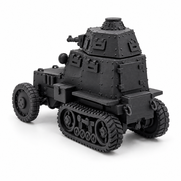 SSMODEL 1/72 1/144 Wz.28 Half-track Armored Car Interwar Resin Model Kit TSS1216
