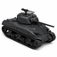 SSMODEL1/72 1/144 Multi-Scale M4A1 Sherman Late US Medium Tank MODEL KIT TSS0203