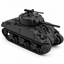 SSMODEL 1/72 1/144 Multi-Scale M4A2 Sherman  US medium Tank MODEL KIT TSS0211