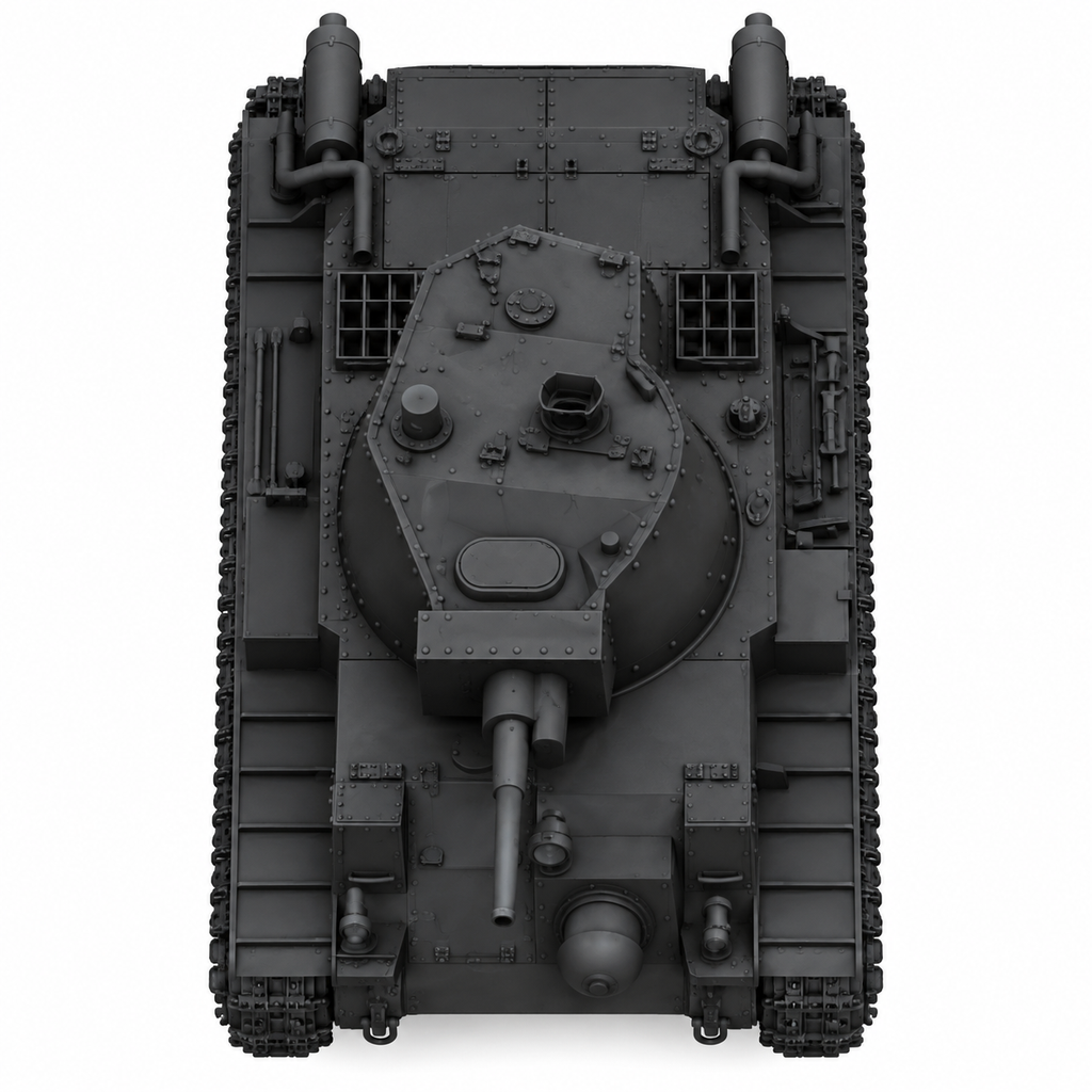 SSMODEL 1/72 1/144 Multi Scale 10TP Tank Resin Model Kit TSS0548