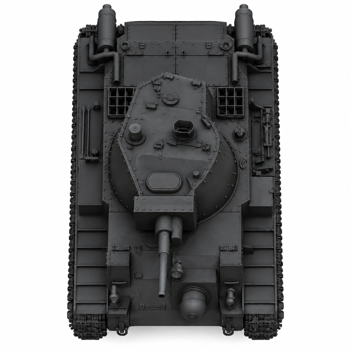 SSMODEL 1/72 1/144 Multi Scale 10TP Tank Resin Model Kit TSS0548 — detail view 5