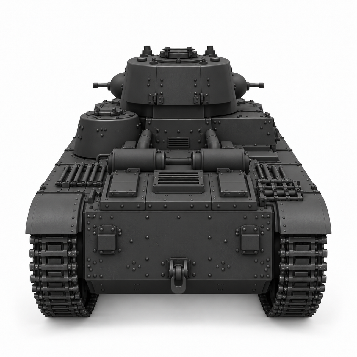 SSMODEL 1/72 1/144 Multi Scale T-35 mod Tank Resin MODEL kit TSS0043 — detail view 4