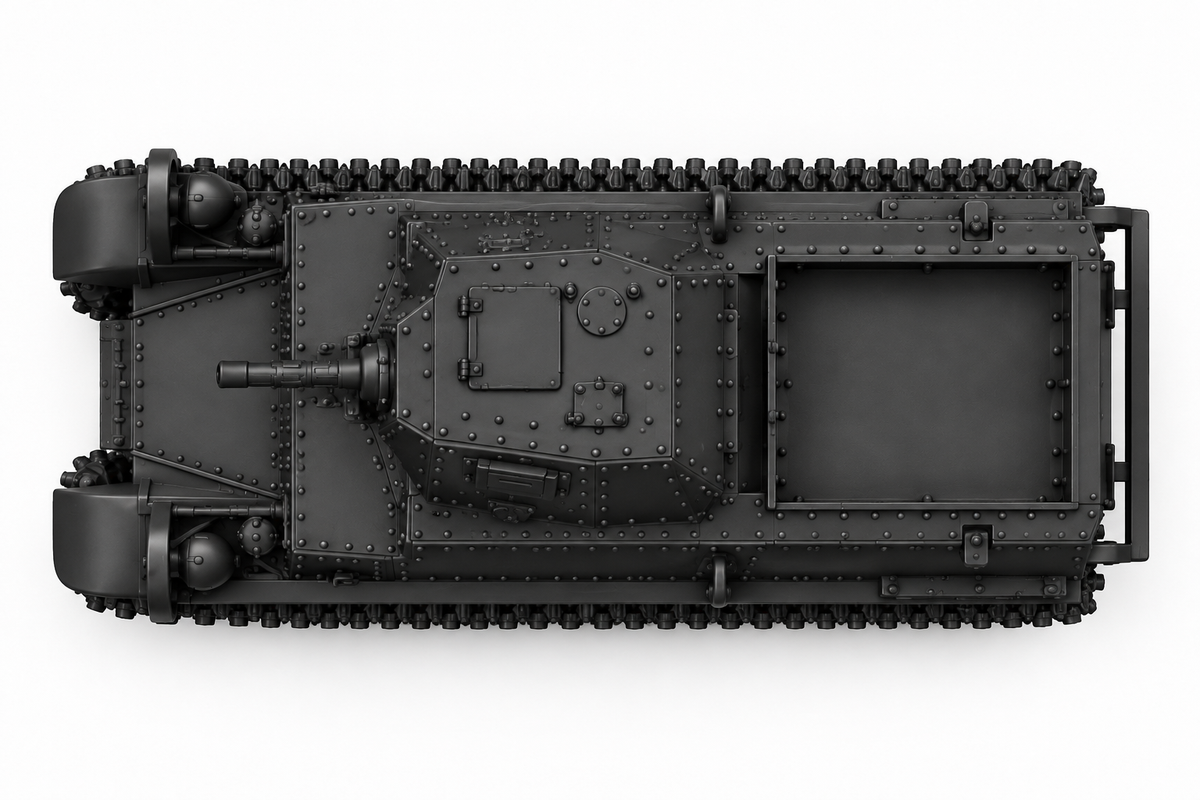 SSMODEL 1/72 1/144 Multi Scale Marmon Herrington CTLS-4TAY Tank MODEL TSS0675 — detail view 5