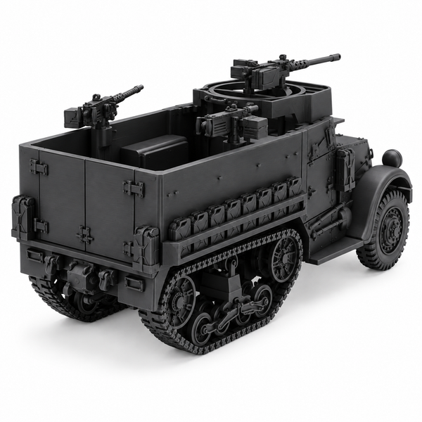 SSMODEL 1/72 1/144 WWII US M9A1 Half-track Lend-Lease Resin Model Kit TSS0890