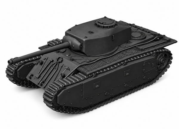 SSMODEL 1/72 1/144 Multi Scale ARL 44 (ACL-1) French heavy tank MODEL TSS0367