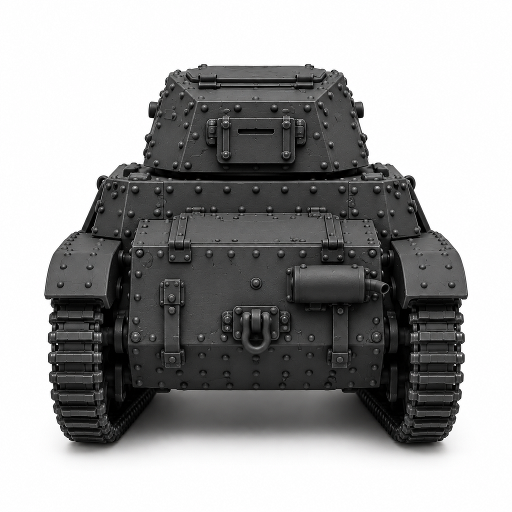 SSMODEL 1/72 1/144 Renault AMR-33 Renault VM France Tank Resin Model Kit TSS0920