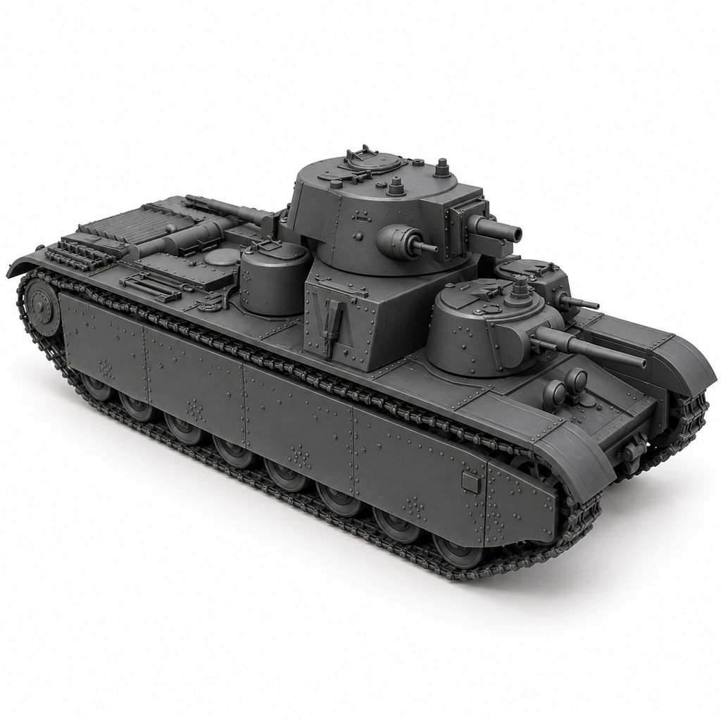 SSMODEL 1/72 1/144 Multi Scale  T-35 mod 1939 Resin MODEL kit TSS0558