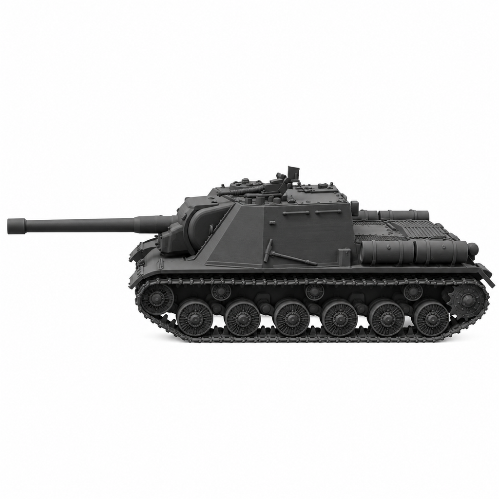 SSMODEL 1/72 1/144 Multi Scale ISU-122 Tank Resin MODEL kit TSS0033