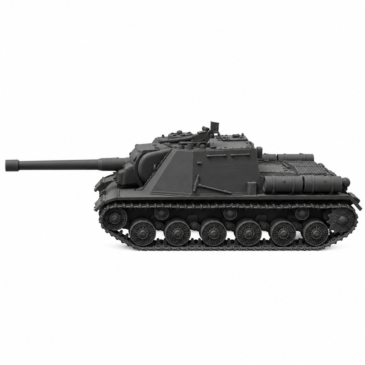 SSMODEL 1/72 1/144 Multi Scale ISU-122 Tank Resin MODEL kit TSS0033 — detail view 3