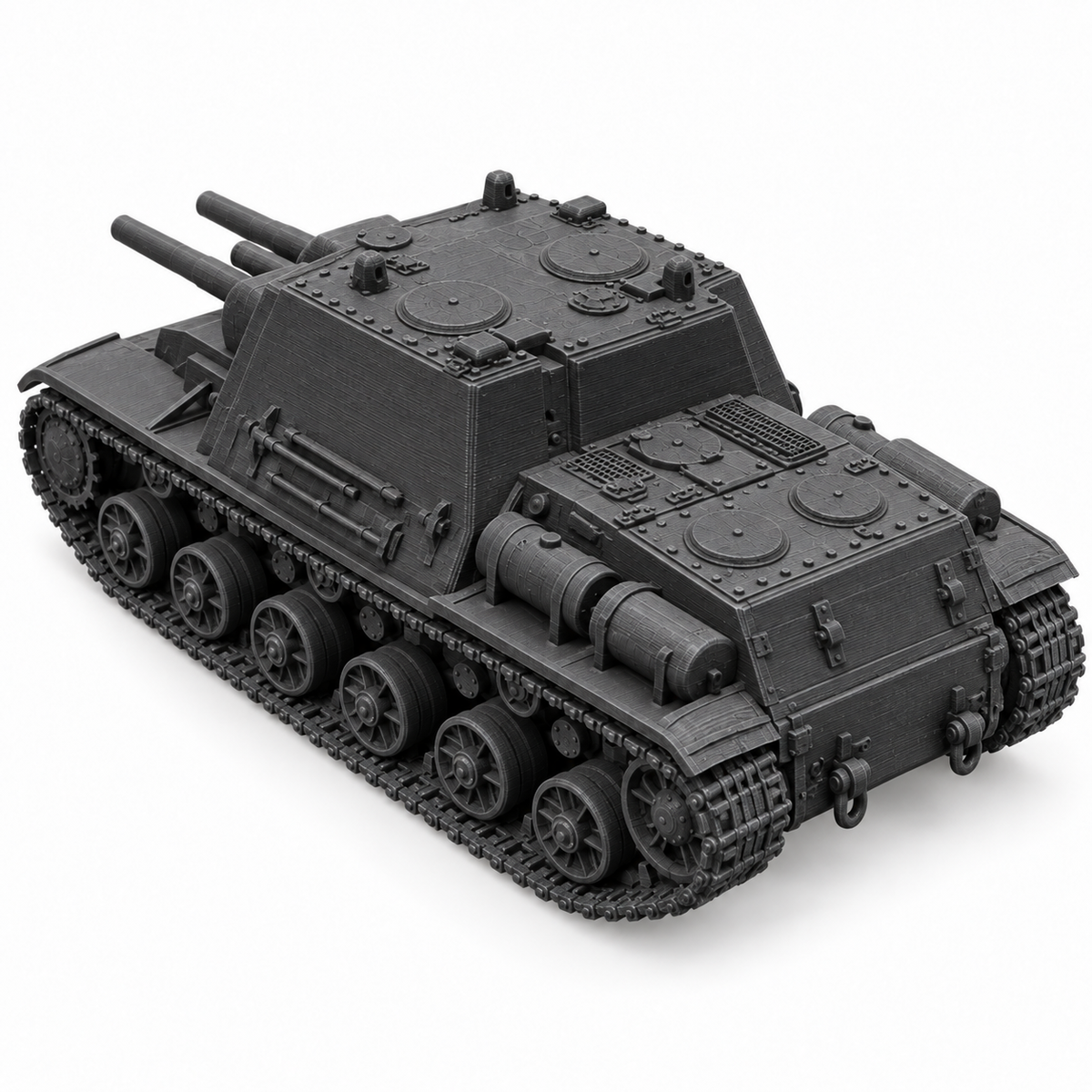 SSMODEL 1/72 1/144 Multi Scale KV-7Soviet Propelled Artillery Tank MODEL TSS0128 — detail view 5