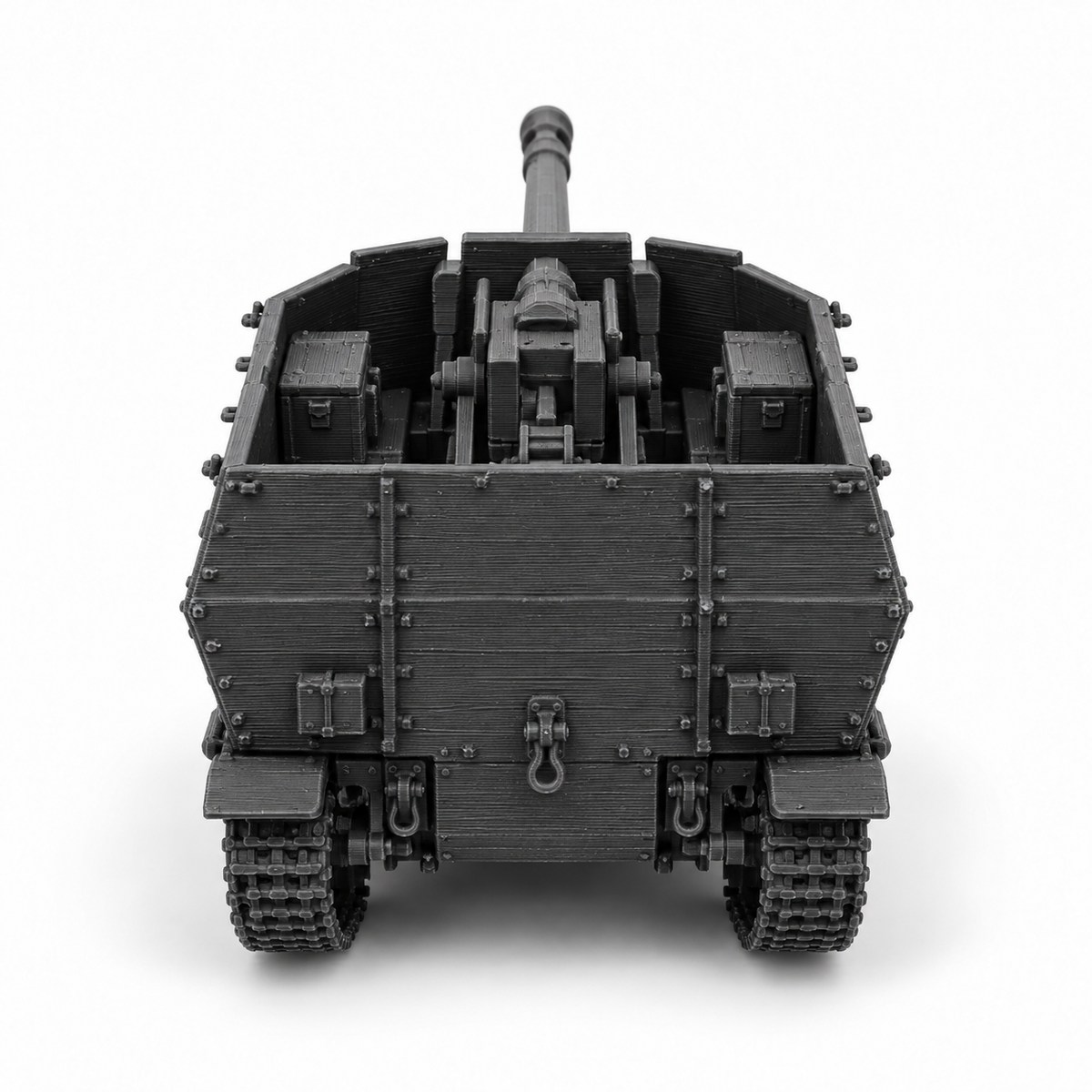 SSMODEL 1/72 1/144 10.5cm leFH18 Lorraine Schlepper Alkett Resin MODEL TSS0737 — detail view 4