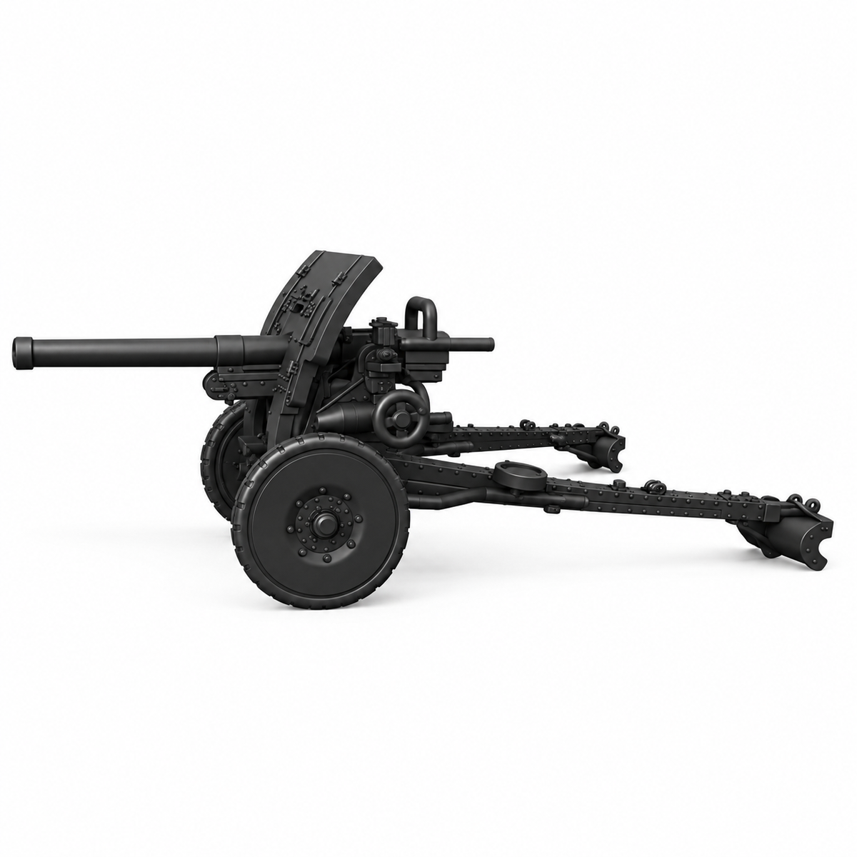 SSMODEL 1/72 1/144 Multi Scale Anti-tank FRC 47mm 1931 Resin MODEL KIT TSS1457 — detail view 4