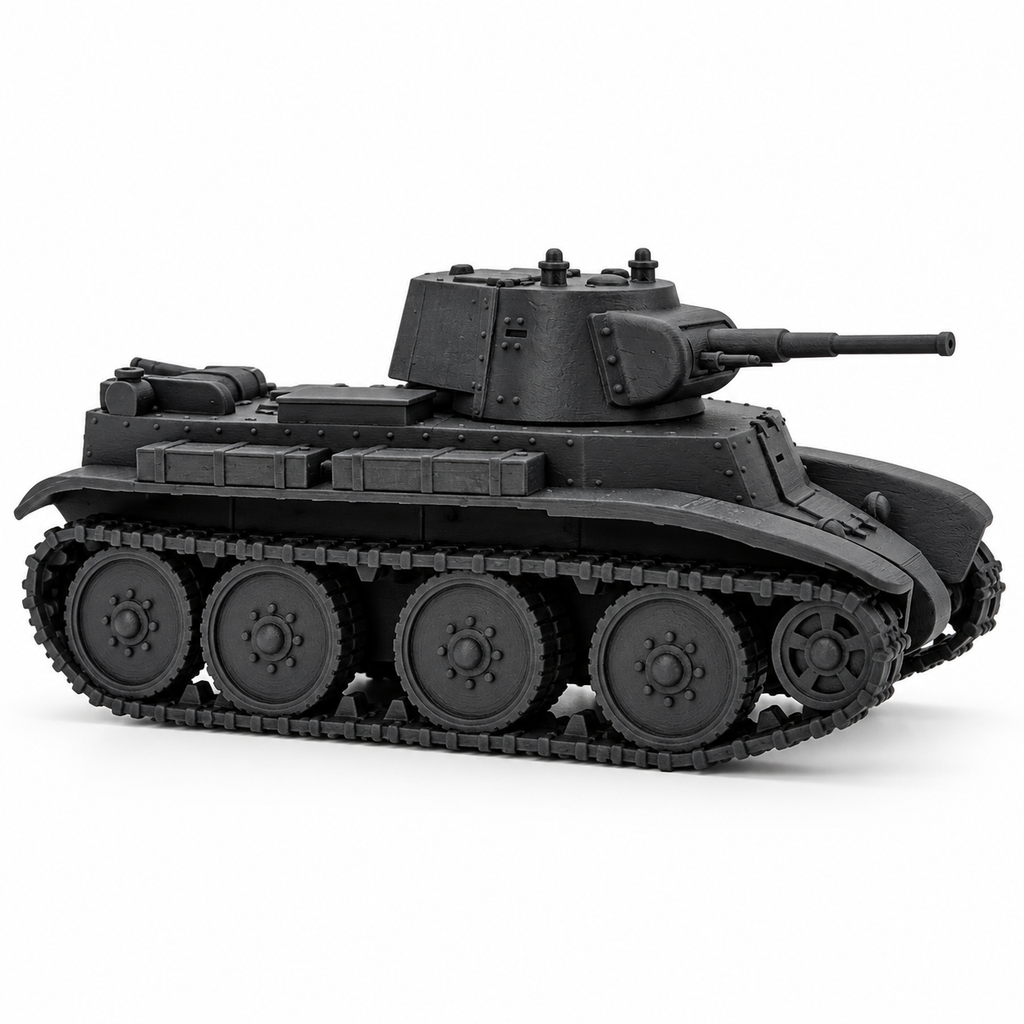 SSMODEL 1/72 1/144 Multi-Scale WWII Soviet BT-7 Cavalry Tank Resin Model TSS1229
