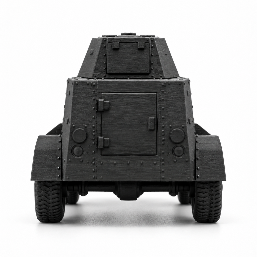 SSMODEL 1/72 1/144 WWII French CDM Armored Car Resin Model Kit TSS1212