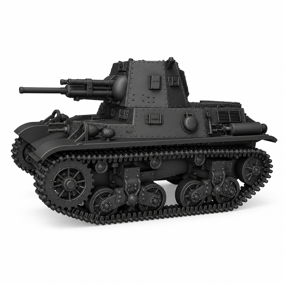 SSMODEL 1/72 1/144 WW2 Marmon Herrington CTMS-ITB1 KNIL Tank Resin Model TSS0891 — detail view 9