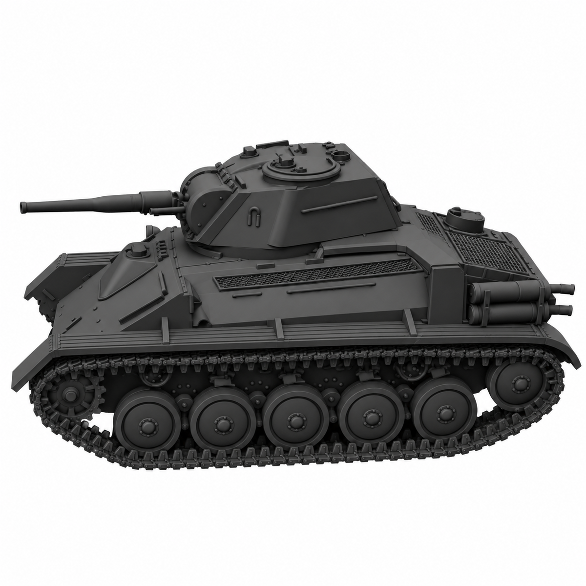 SSMODEL 1/72 1/144 Multi Scale T-80 Tank Resin MODEL kit TSS0047 — detail view 3