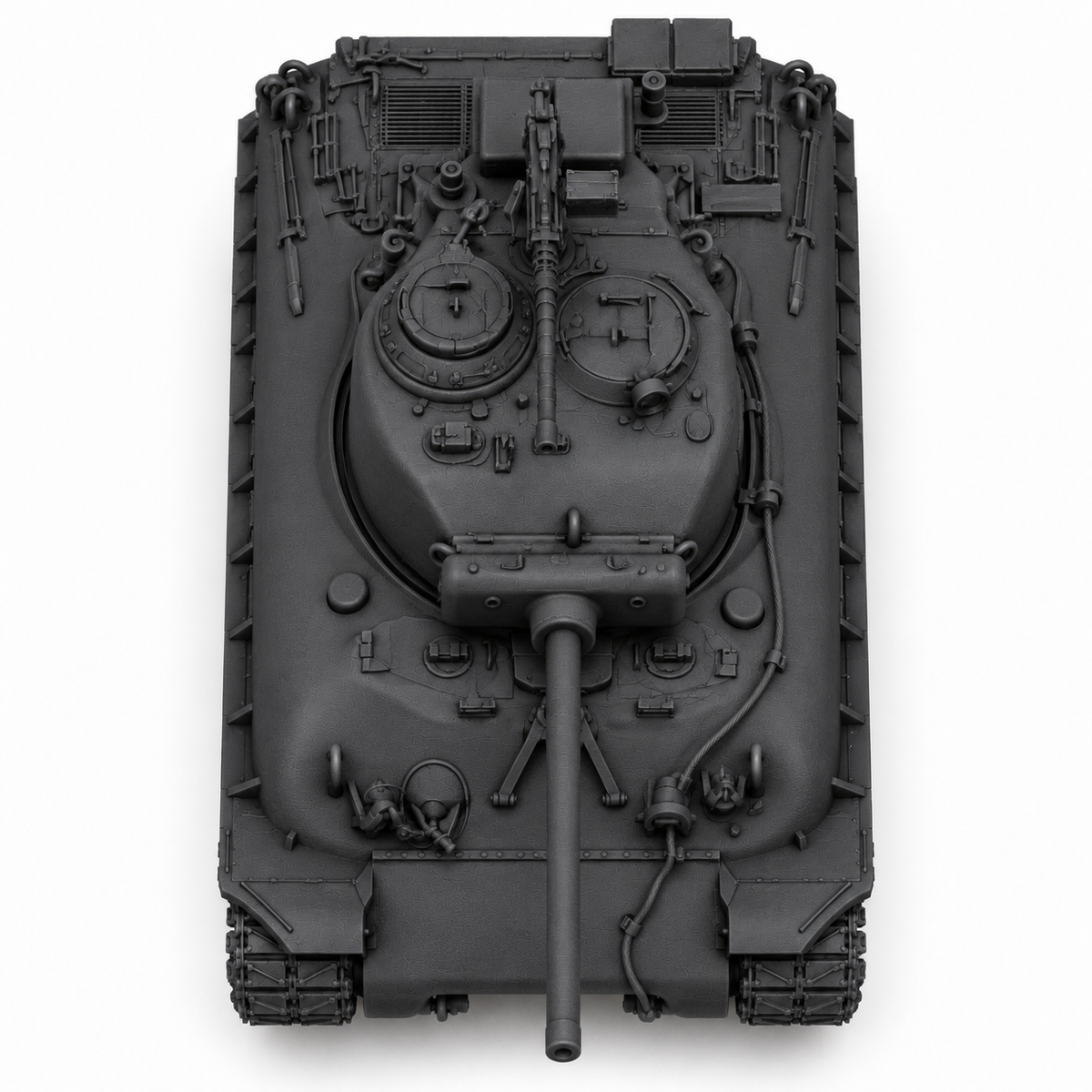SSMODEL 1/72 1/144 Multi-Scale M4A1 76W HVSS Sherman US WWII Tank MODEL TSS0207 — detail view 4