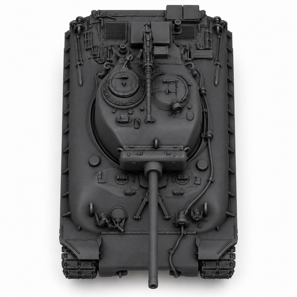 SSMODEL 1/72 1/144 Multi-Scale M4A1 76W HVSS Sherman US WWII Tank MODEL TSS0207