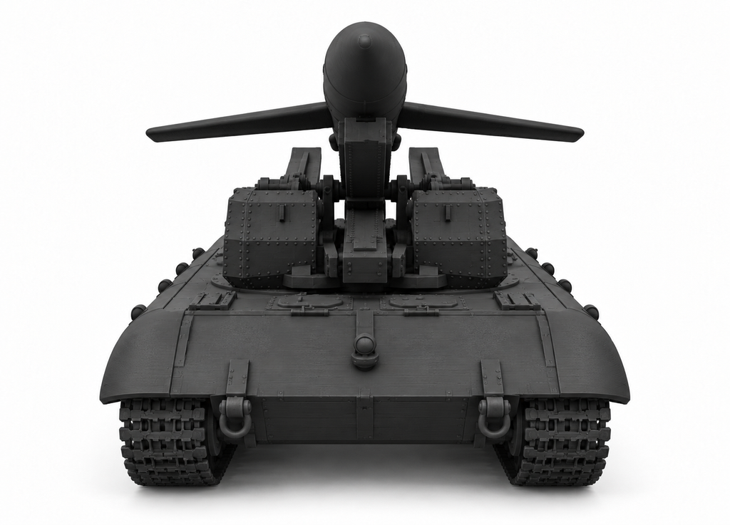SSMODEL 1/72 1/144 V-1 auf E-100 German missile launcher Tank MODEL kit TSS0335