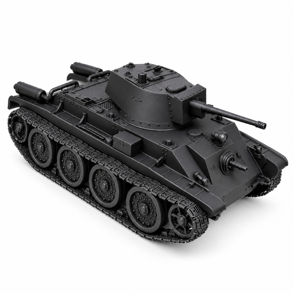 SSMODEL 1/72 1/144 Multi Scale 14TP tank Resin MODEL kit TSS0314