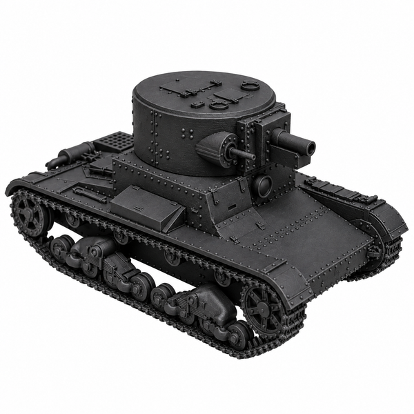 SSMODEL 1/72 1/144 Multi Scale T-26A T-26-4 tank Resin Model Kit TSS0083