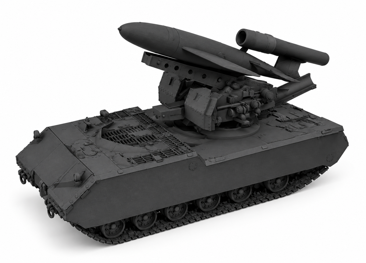 SSMODEL 1/72 1/144 V-1 auf Maus German missile launcher Tank MODEL kit TSS0337 — detail view 5