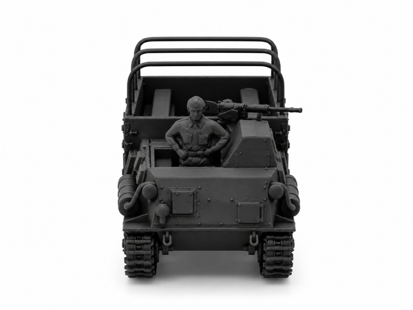 SSMODEL 1/72 1/144 Type 1 Ho-Ki Japan WWII APC 2 Crewmen Resin Model Kit TSS1584