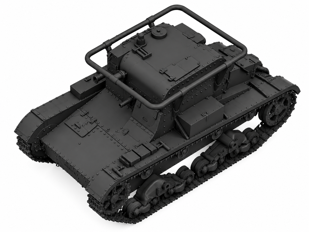 SSMODEL 1/72 1/144 Multi Scale T-26N observation tank Resin Model Kit TSS0073